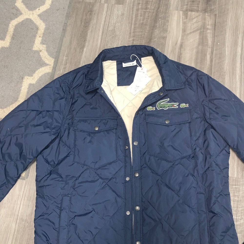 LACOSTE (NWT) -  Diamond cut mens xl jacket (RARE)